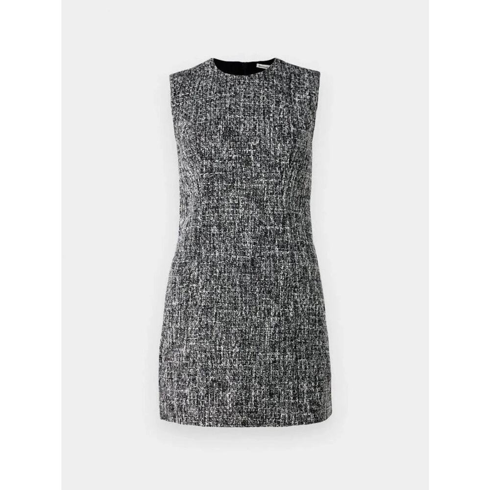 NWOT Abercrombie Tweed High-Neck Mini Dress - Picture 2 of 4
